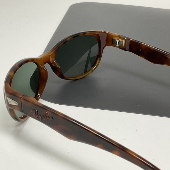 Vintage B&L Ray Ban Sleek Tortoise G15 Sunglasses W2755 Light Scratches main image 12